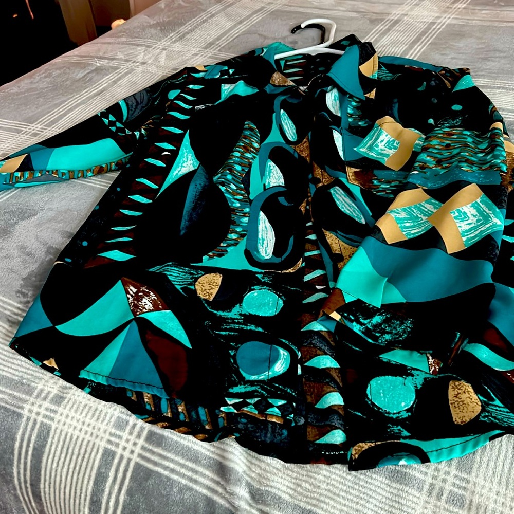 Beautiful multi color blouse for all occasions.